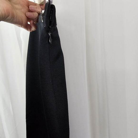 Vintage Vie by Victoria Royal formal full length satin skirt side slit size 6P - Picture 5 of 8